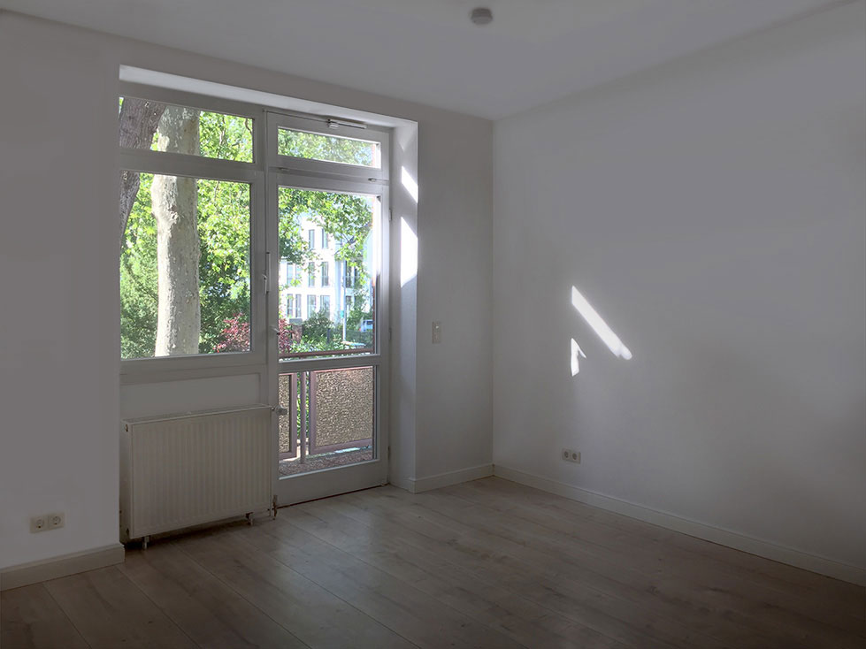 Schlafzimmer mit Balkon